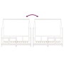 White pine wood children's bed frame 70x140 cm by vidaXL, Cribs and beds for children - Ref: Foro24-835722, Price: 111,66 €, ...