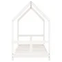 Bed frame for children made of white pine wood 80x160 cm by vidaXL, Cribs and beds for children - Ref: Foro24-835725, Price: ...