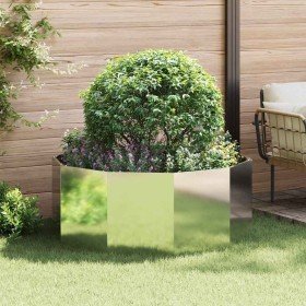 Jardinera Plateado 120 x 120 x 50 cm Acero Galvanizado en Maceteros y jardineras | Comprar online en Foro24