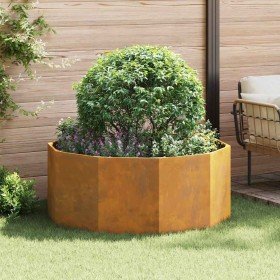 Jardinera Oxidado 120 x 120 x 50 cm Acero autopatinable en Maceteros y jardineras | Comprar online en Foro24