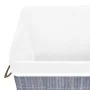 Cesta para la ropa sucia de bambú de una sección gris de vidaXL, Cestas para ropa - Ref: Foro24-320755, Precio: 27,98 €, Desc...