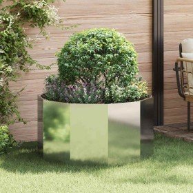 Jardinera Plateado 90 x 90 x 50 cm Acero Galvanizado en Maceteros y jardineras | Comprar online en Foro24
