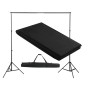 Hintergrundträgersystem 300x300 cm schwarz von vidaXL, Geld - Ref: Foro24-160067, Preis: 77,31 €, Rabatt: %