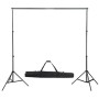 Hintergrundträgersystem 300x300 cm schwarz von vidaXL, Geld - Ref: Foro24-160067, Preis: 77,31 €, Rabatt: %