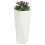 Jardinera 2 pcs 30 x 30 x 75 cm Acero