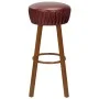 Taburetes de cocina 2 unidades cuero sintético marrón by vidaXL, Kitchen stools - Ref: Foro24-246731, Price: 113,93 €, Discou...