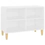 TV-Schrank mit Massivholzbeinen weiß 69,5x30x50 cm von vidaXL, TV-Möbel - Ref: Foro24-805923, Preis: 47,61 €, Rabatt: %
