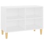 TV-Schrank mit Massivholzbeinen weiß 69,5x30x50 cm von vidaXL, TV-Möbel - Ref: Foro24-805923, Preis: 48,34 €, Rabatt: %