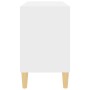Mueble de TV con patas de madera maciza blanco 69,5x30x50 cm de vidaXL, Muebles TV - Ref: Foro24-805923, Precio: 49,74 €, Des...