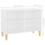 TV-Schrank mit Massivholzbeinen weiß 69,5x30x50 cm von vidaXL, TV-Möbel - Ref: Foro24-805923, Preis: 48,34 €, Rabatt: %