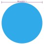Cubierta solar de piscina de PE redonda y flotante 300 cm azul de vidaXL, Cubiertas para piscina - Ref: Foro24-90344, Precio:...