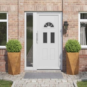 Jardinera 2 pcs Oxidado 40 x 40 x 75 cm Acero autopatinable