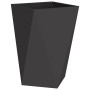 Jardinera 2 pcs Negro 50 x 50 x 75 cm Acero en Maceteros y jardineras | Comprar online en Foro24