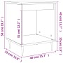 Nachttische, 2 Stück, Eichenbraun, Holzwerkstoff, 40 x 35 x 50 cm von vidaXL, Nachttische - Ref: Foro24-830715, Preis: 38,27 ...