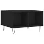 Mesa de centro madera contrachapada negro 60x50x36,5 cm de vidaXL, Mesas de centro - Ref: Foro24-830541, Precio: 38,32 €, Des...