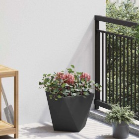Jardinera Negro 30 x 30 x 30 cm Acero en Maceteros y jardineras | Comprar online en Foro24