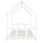 Bed frame for children made of white pine wood 90x200 cm by vidaXL, Cribs and beds for children - Ref: Foro24-835719, Price: ...