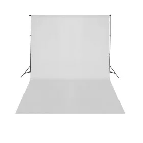 Telescopic background support system + white background 3x5 m by vidaXL, Money - Ref: Foro24-160071, Price: 89,81 €, Discount: %