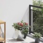Jardinera 2 pcs Plateado 30 x 30 x 30 cm Acero Galvanizado