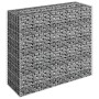 Arriate de gaviones de acero galvanizado 90x30x90 cm