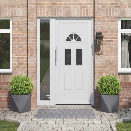 Jardinera 2 pcs Antracita 40 x 40 x 40 cm Acero