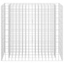 Arriate de gaviones de acero galvanizado 90x30x90 cm