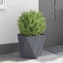 Jardinera 2 pcs Antracita 50 x 50 x 50 cm Acero en Maceteros y jardineras | Comprar online en Foro24