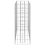 Arriate de gaviones de acero galvanizado 90x30x90 cm