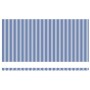 Toldo Retráctil with Manual Azul y 6 x 3 m Tela y metal