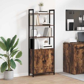 Estantería para libros Roble ahumado 60 x 24 x 161 cm