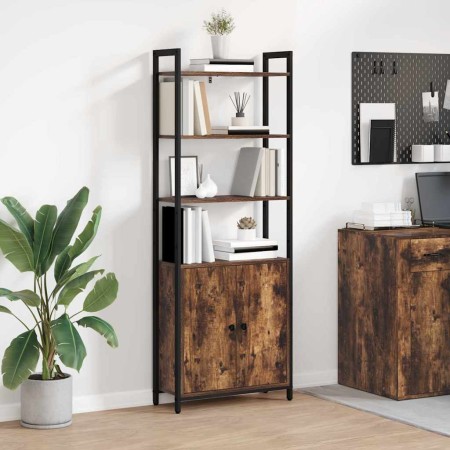 Estantería para libros Roble ahumado 60 x 24 x 161 cm