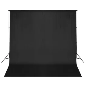 Backdrop support system photographic background 600x300 cm black by vidaXL, Money - Ref: Foro24-160061, Price: 97,50 €, Disco...