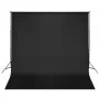 Backdrop support system photographic background 600x300 cm black by vidaXL, Money - Ref: Foro24-160061, Price: 97,50 €, Disco...