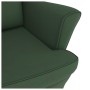Rocking chair with wooden legs and dark green velvet stool by vidaXL, Rocking chairs - Ref: Foro24-3121232, Price: 328,82 €, ...