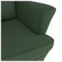 Rocking chair with wooden legs and dark green velvet stool by vidaXL, Rocking chairs - Ref: Foro24-3121232, Price: 335,68 €, ...