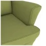 Rocking chair with wooden legs and light green velvet stool by vidaXL, Rocking chairs - Ref: Foro24-3121233, Price: 290,39 €,...