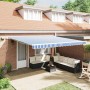 Toldo Retráctil with Azul y 4.5 x 3 m Tela y metal