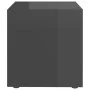 Muebles TV 4 uds madera contrachapada gris brillo 37x35x37 cm de vidaXL, Muebles TV - Ref: Foro24-805524, Precio: 51,12 €, De...