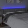 Hellgraues Stoffkopfteil mit LED 203x16x78/88 cm von vidaXL, Kopf- und Fußteile - Ref: Foro24-3123692, Preis: 78,53 €, Rabatt: %