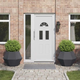 Jardinera 2 pcs Antracita 75 x 75 x 60 cm Acero en Maceteros y jardineras | Comprar online en Foro24