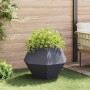 Jardinera 2 pcs Antracita 75 x 75 x 60 cm Acero en Maceteros y jardineras | Comprar online en Foro24