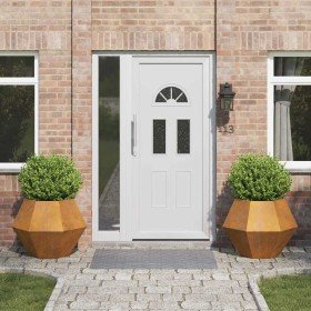 Jardinera 2 pcs Oxidado 75 x 75 x 60 cm Acero autopatinable en Maceteros y jardineras | Comprar online en Foro24