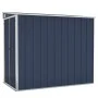 Wall garden shed galvanized steel 118x194x178 cm by vidaXL, Sheds - Ref: Foro24-316223, Price: 174,07 €, Discount: %