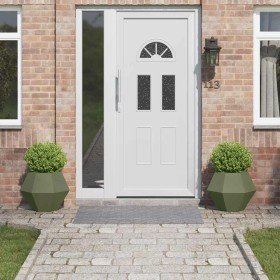 Jardinera 2 pcs Verde Oliva 50 x 50 x 40 cm Acero en Maceteros y jardineras | Comprar online en Foro24