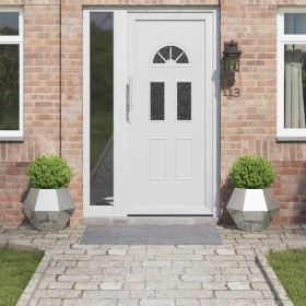 Jardinera 2 pcs Plateado 50 x 50 x 40 cm Acero inoxidable