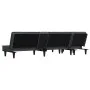 L-förmiges Schlafsofa aus dunkelgrauem Samt, 255 x 140 x 70 cm von vidaXL, Sofas - Ref: Foro24-3157261, Preis: 434,09 €, Raba...