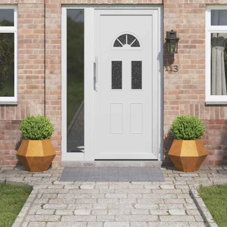 Jardinera 2 pcs Oxidado 50 x 50 x 40 cm Acero autopatinable