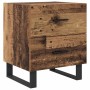 Armario de Noche con cajón 2 pcs Madera vieja 40 x 35 x 47.5 cm