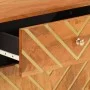 Mesita de noche madera maciza mango marrón y negro 50x33x60 c de vidaXL, Mesitas de noche - Ref: Foro24-356791, Precio: 65,75...