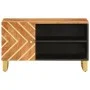 Black brown mango wood TV cabinet 80x31.5x46 cm by vidaXL, TV Furniture - Ref: Foro24-356798, Price: 57,02 €, Discount: %